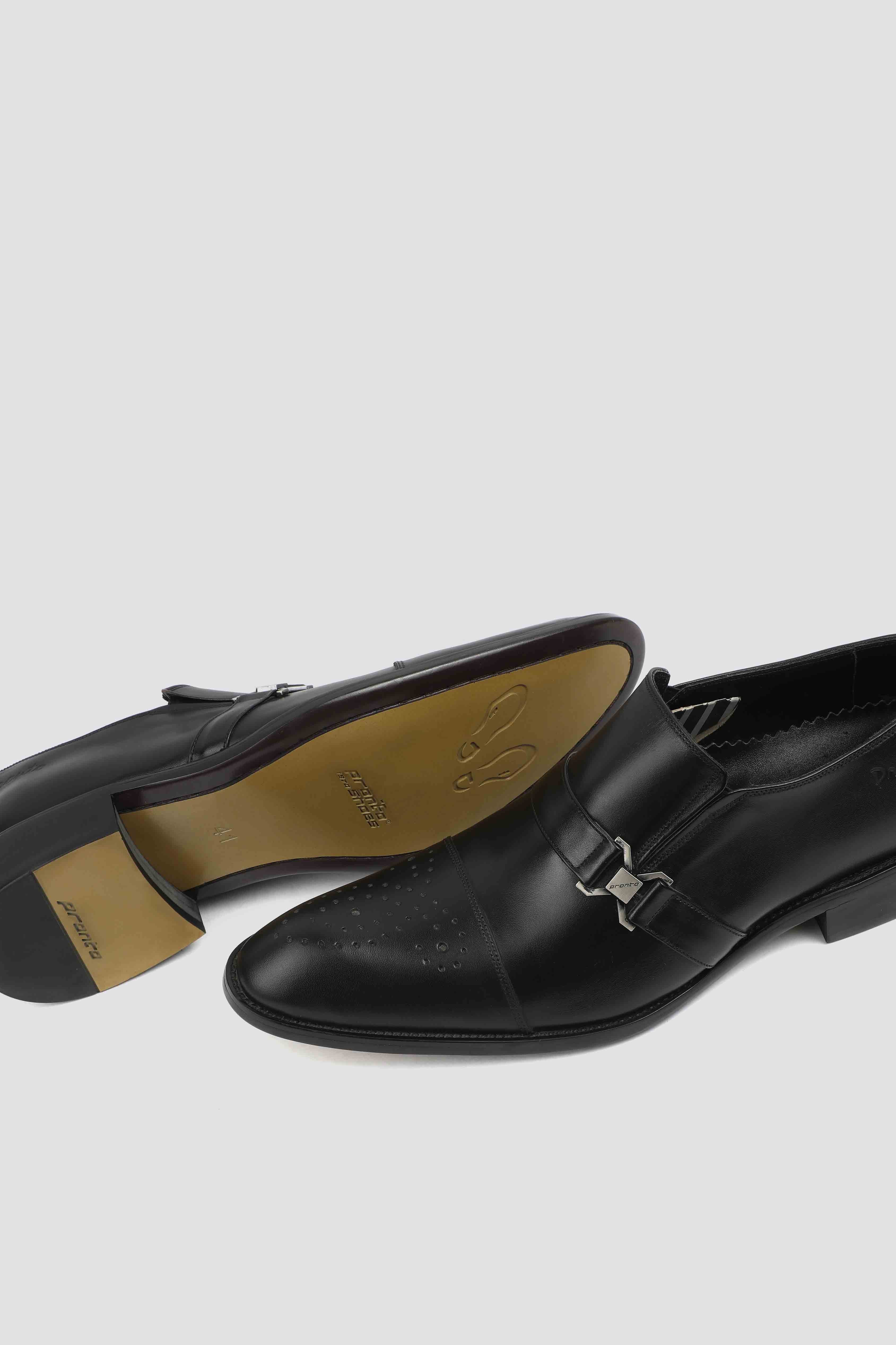 Cap Toe Strap Loafer