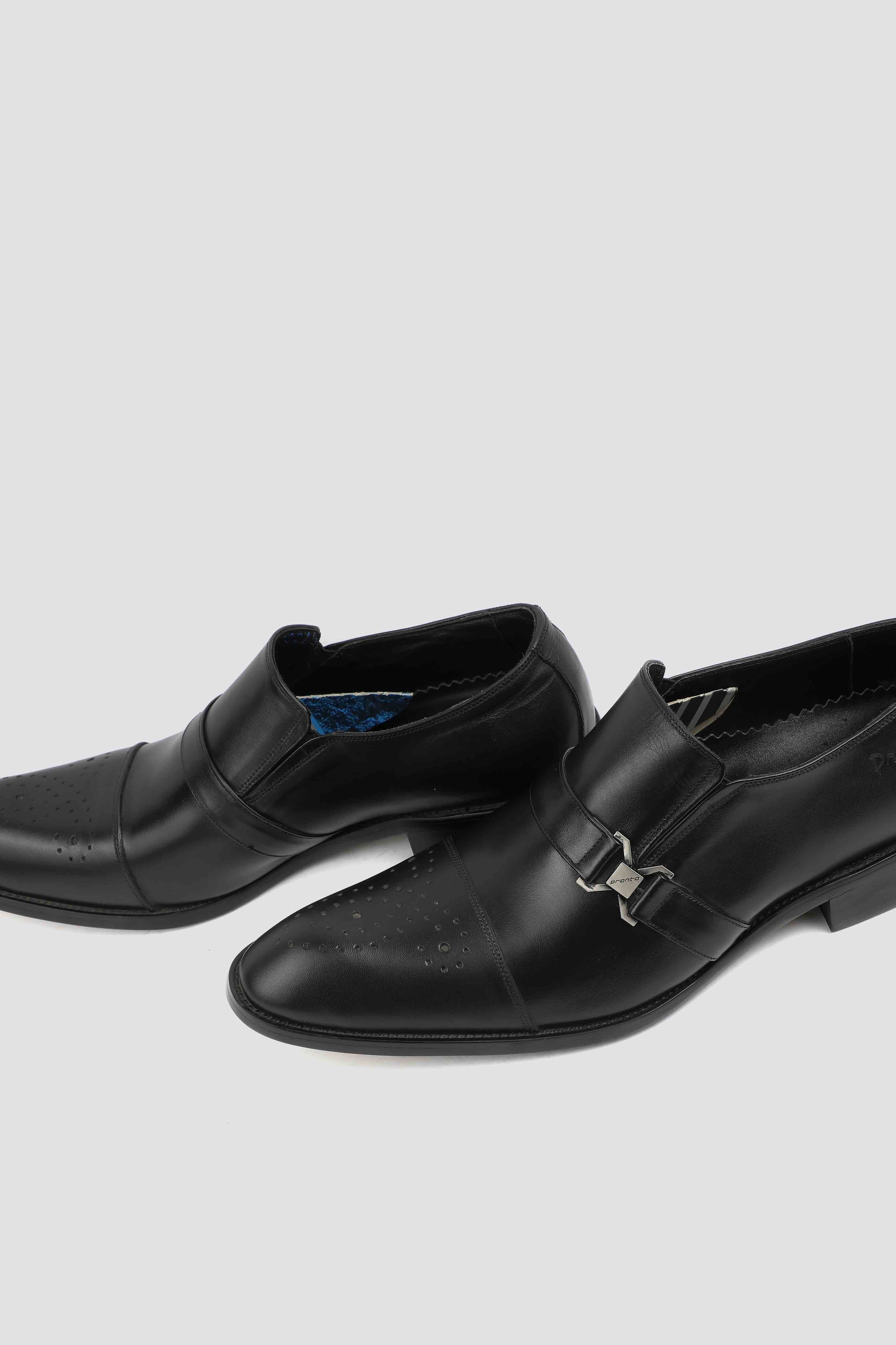 Cap Toe Strap Loafer