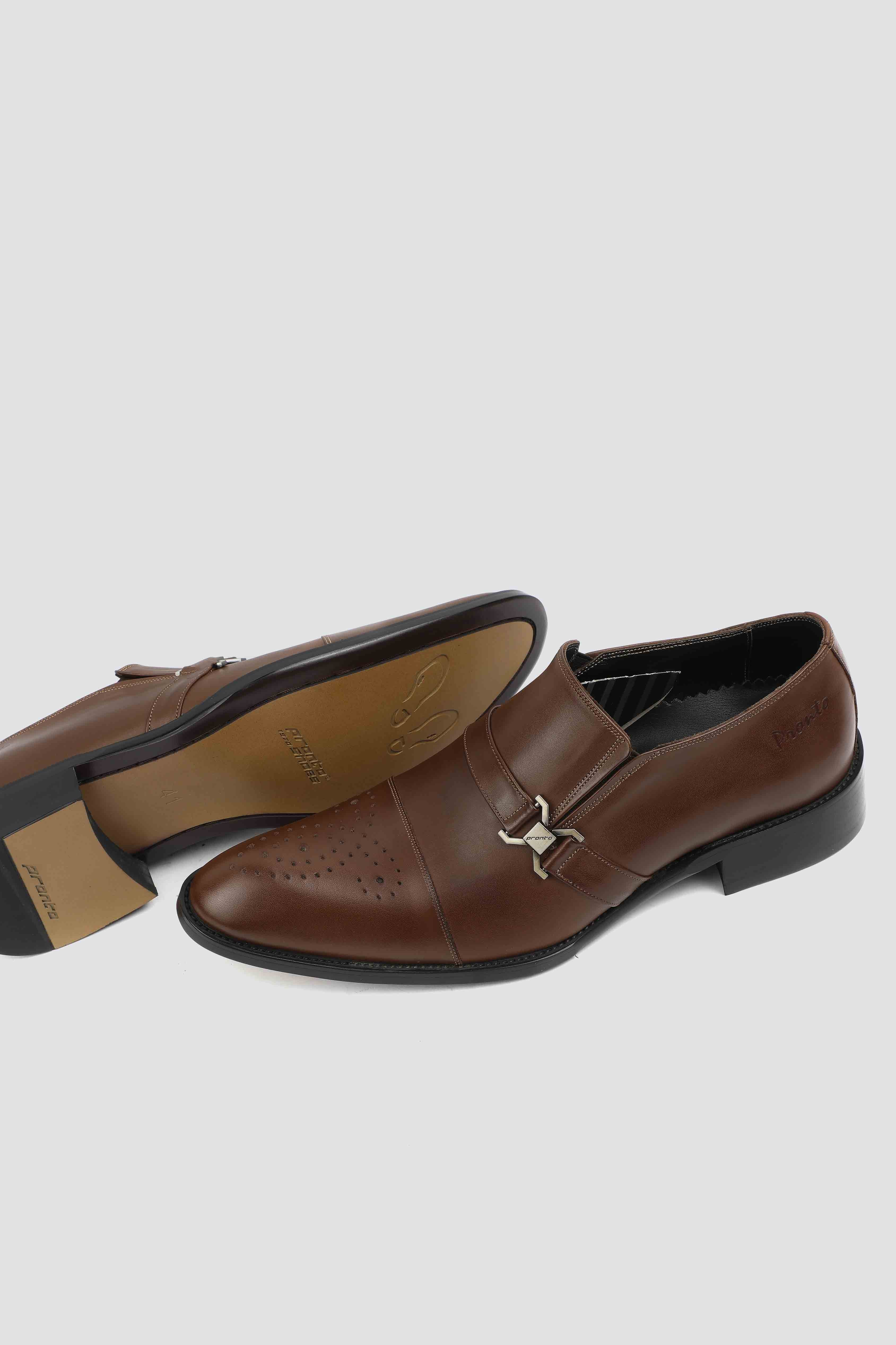 Cap Toe Strap Loafer