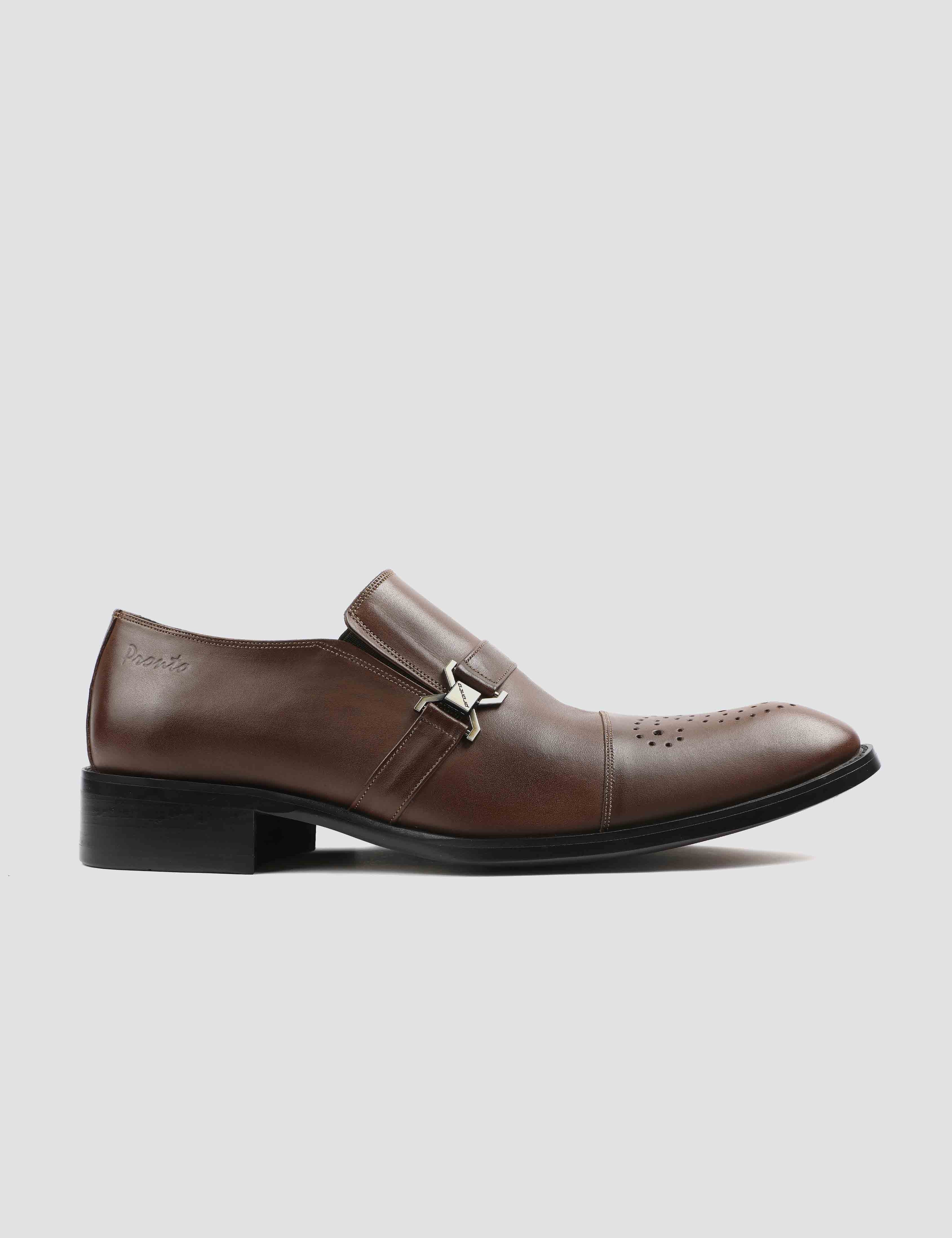 Cap Toe Strap Loafer