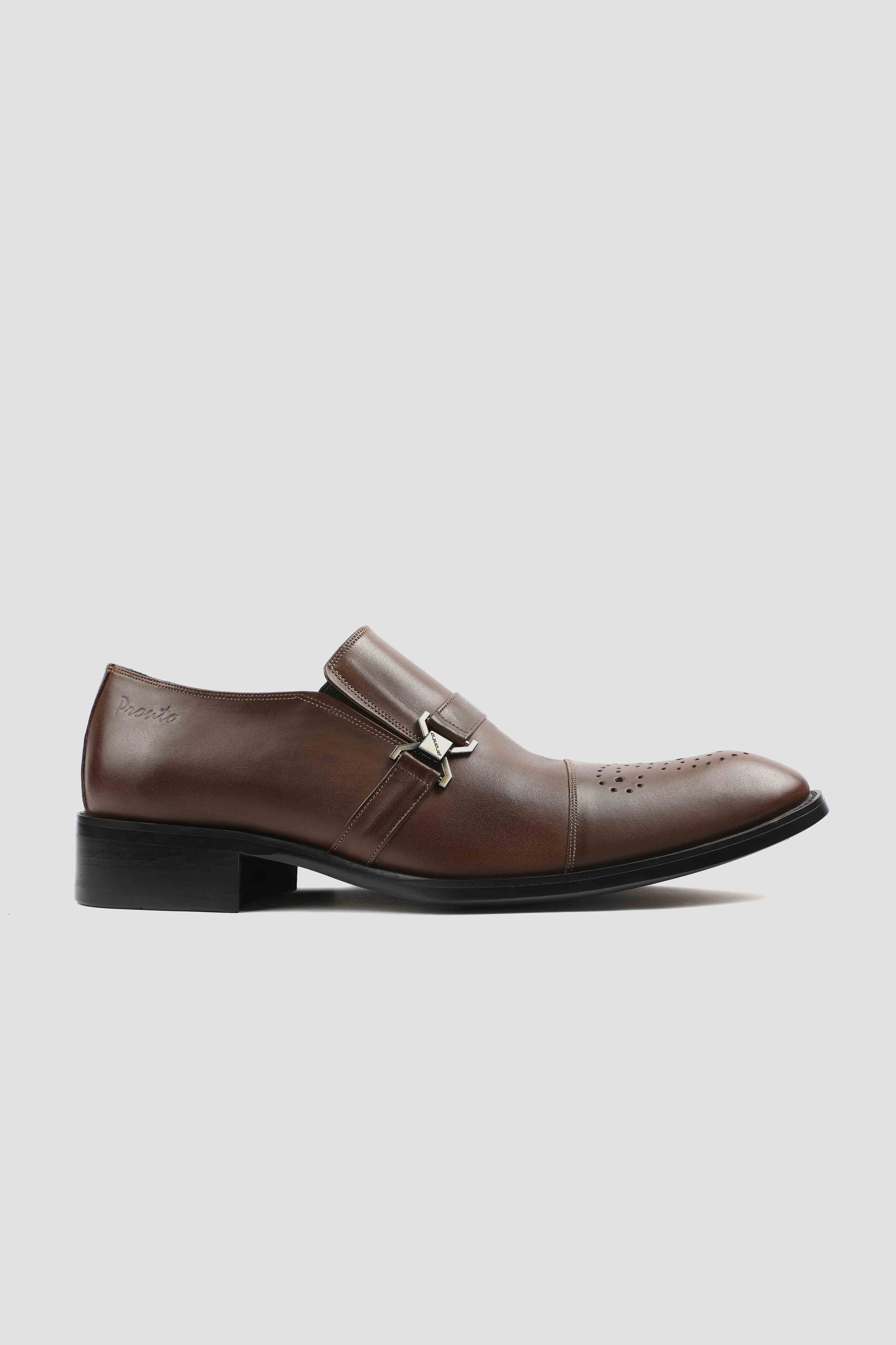 Cap Toe Strap Loafer