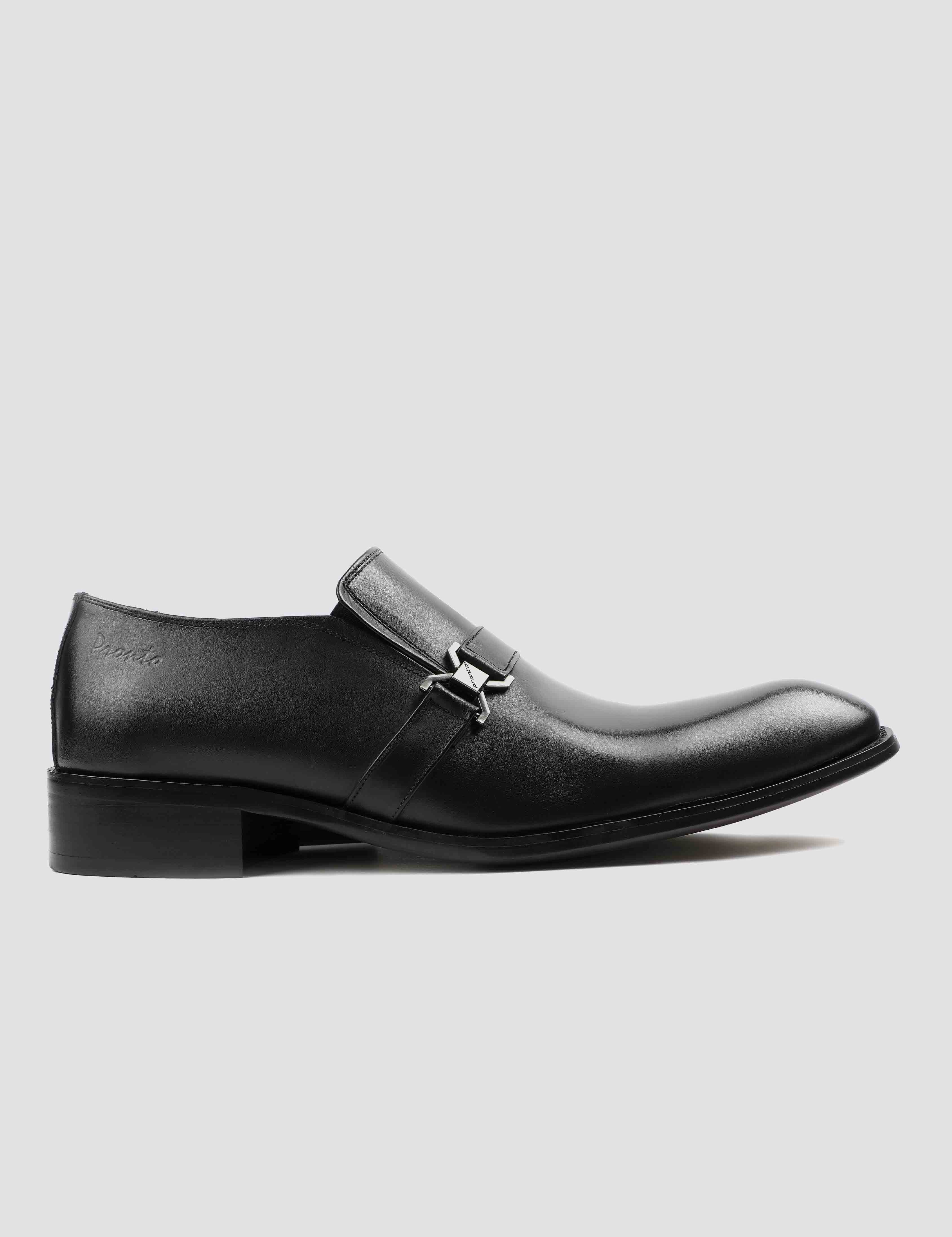 Plain Toe Strap Loafer