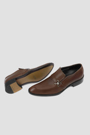 Plain Toe Strap Loafer