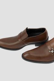 Plain Toe Strap Loafer