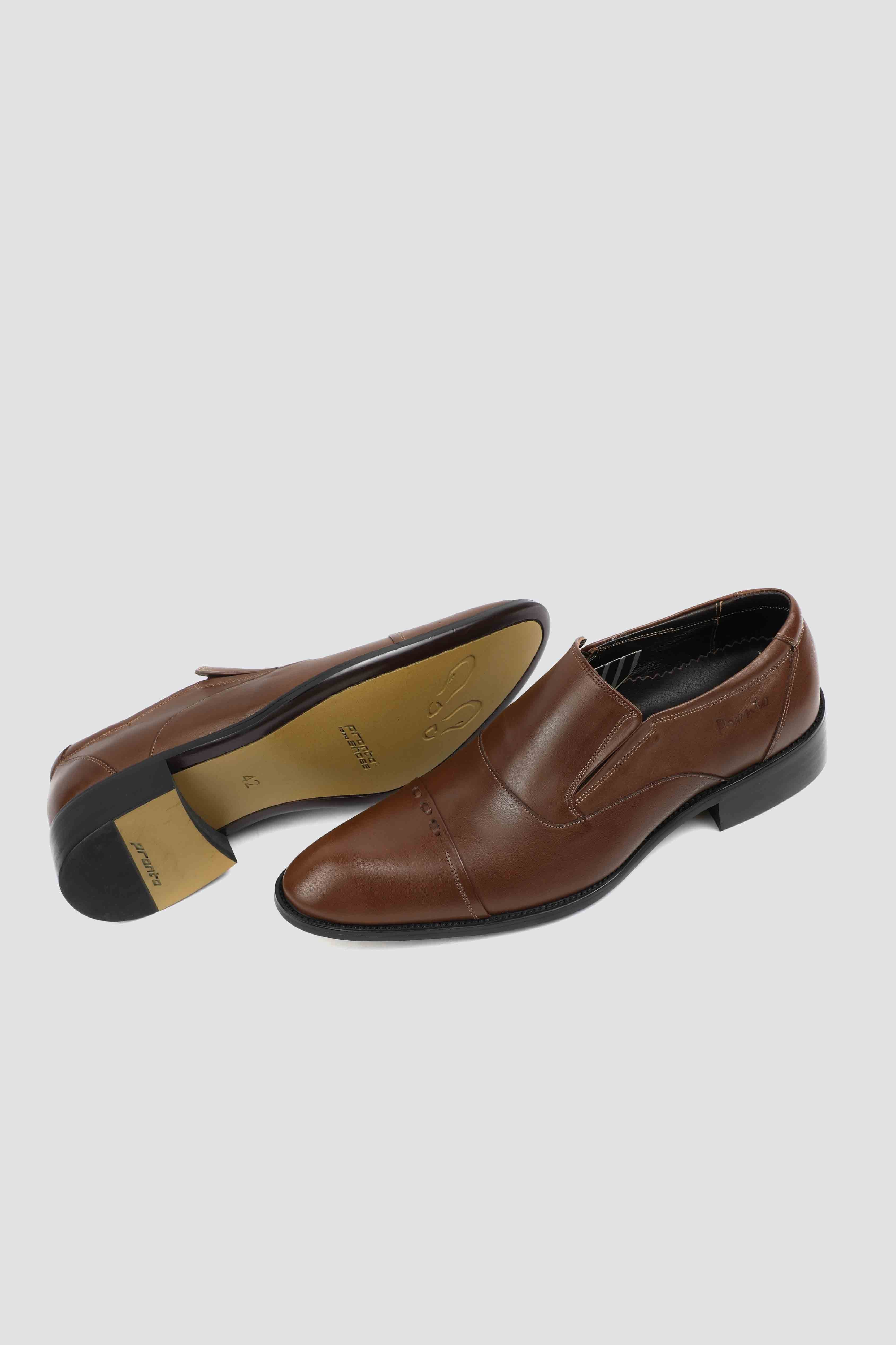 Cap Toe Strap Loafer