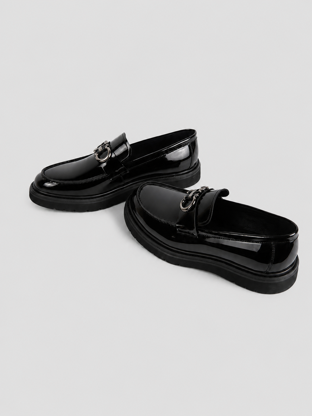 Gloss Buckle Loafer