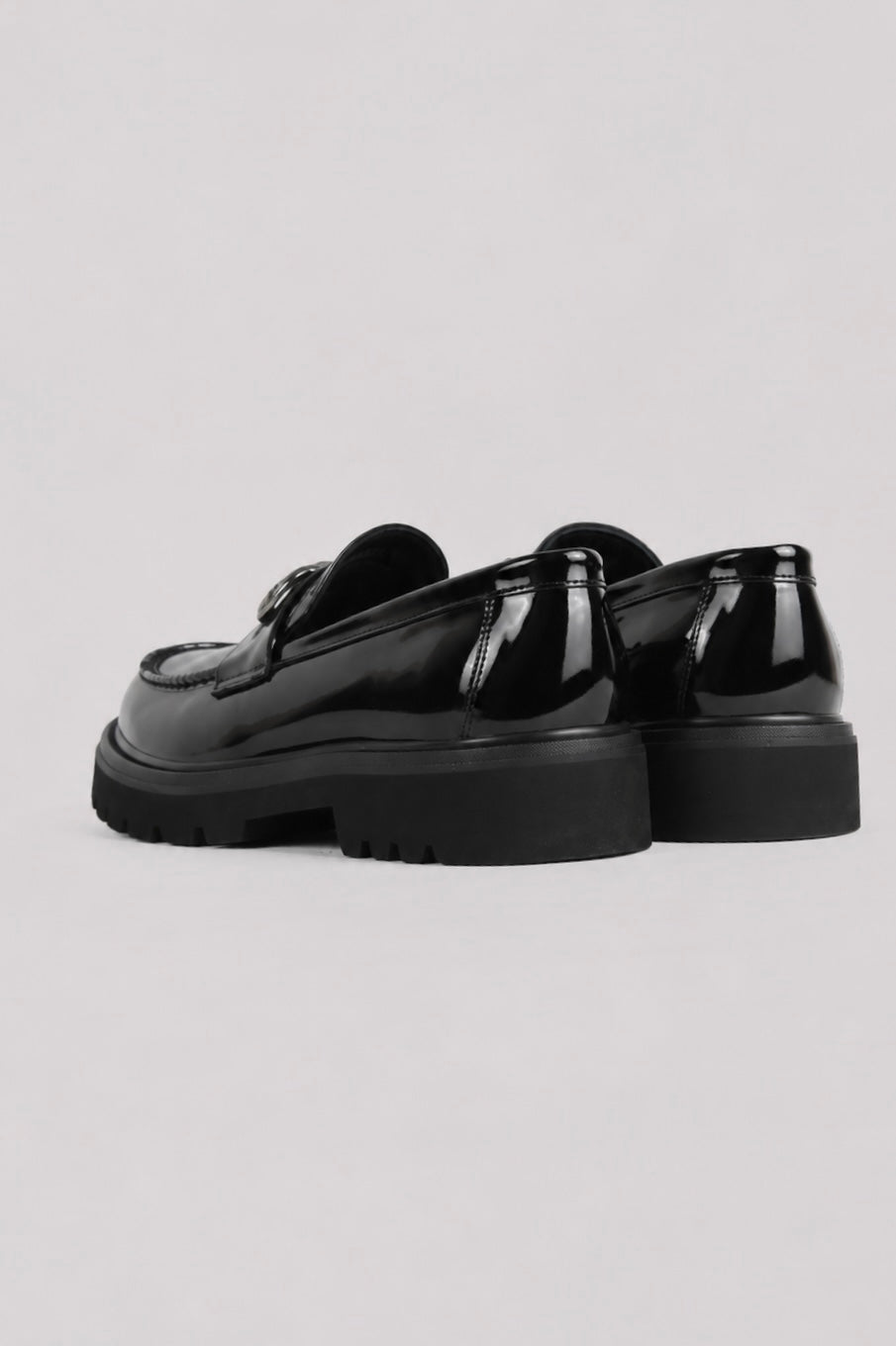 Gloss Buckle Loafer