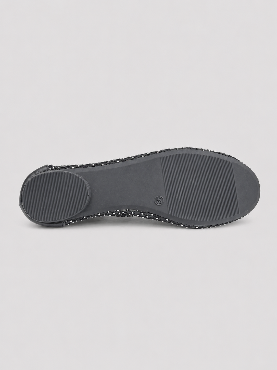 Embellished Mesh Flat