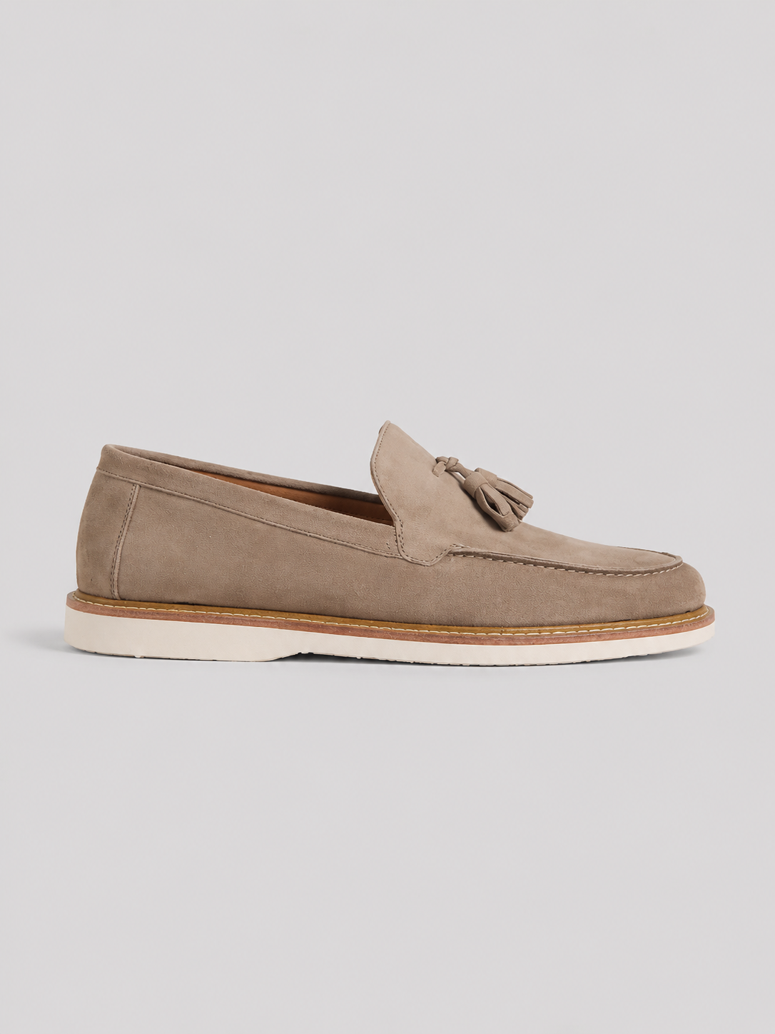 Suede Tassel Loafer