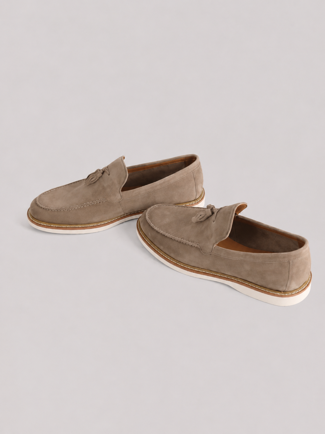 Suede Tassel Loafer