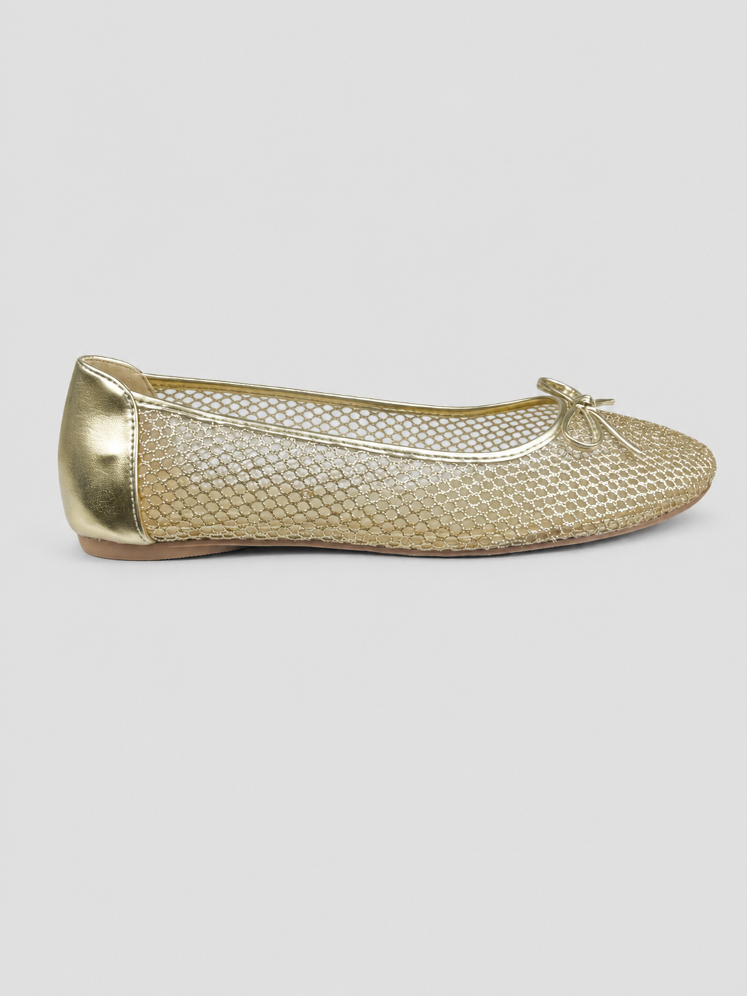 Embellished Mesh Flat