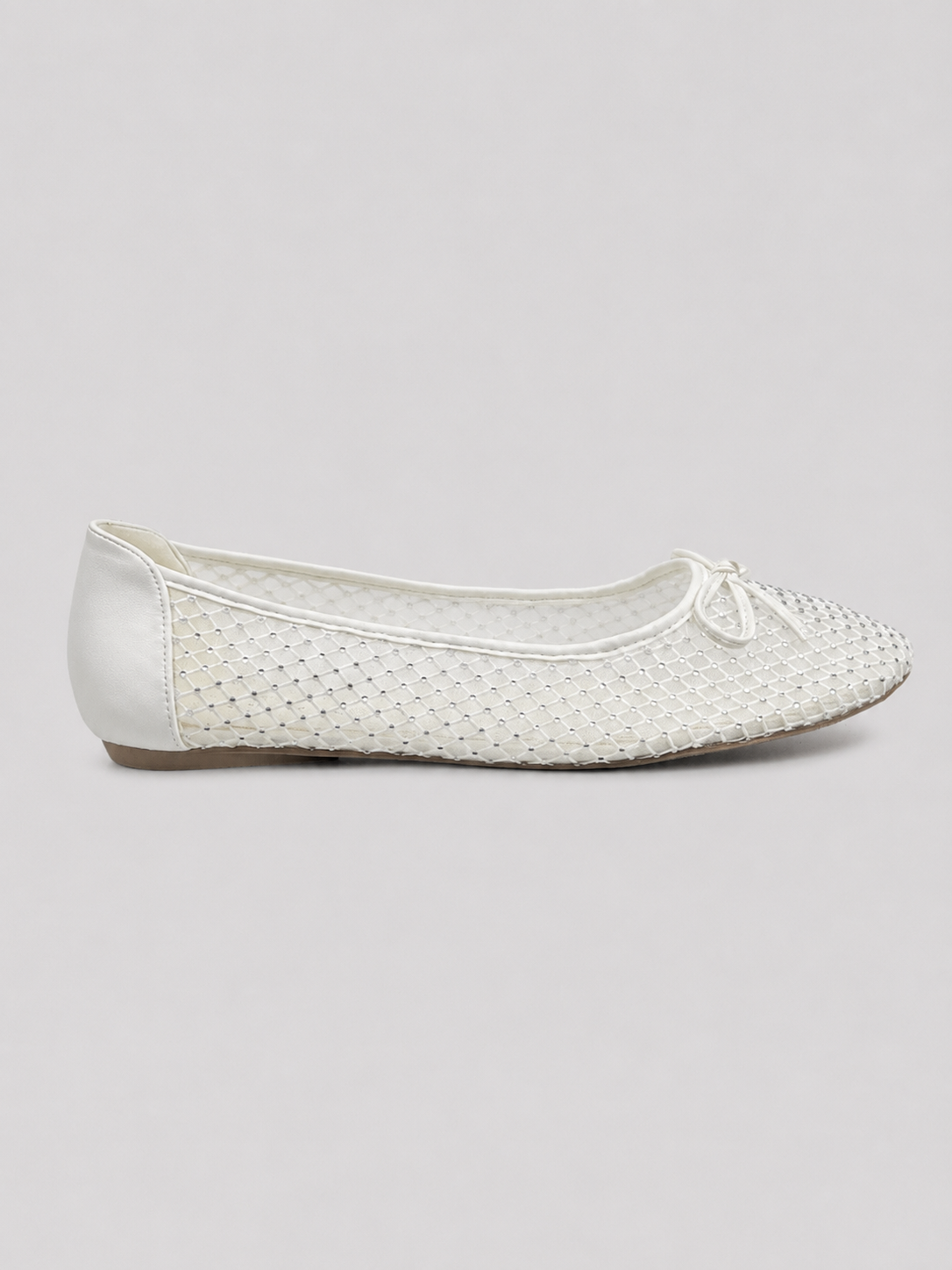 Embellished Mesh Flat