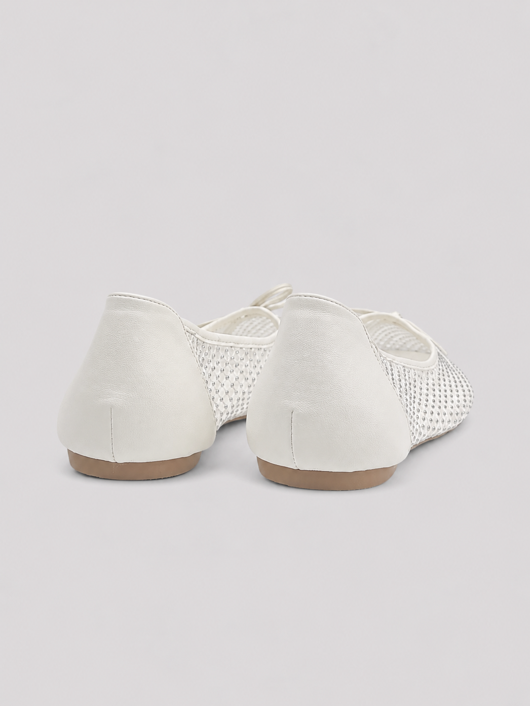 Embellished Mesh Flat